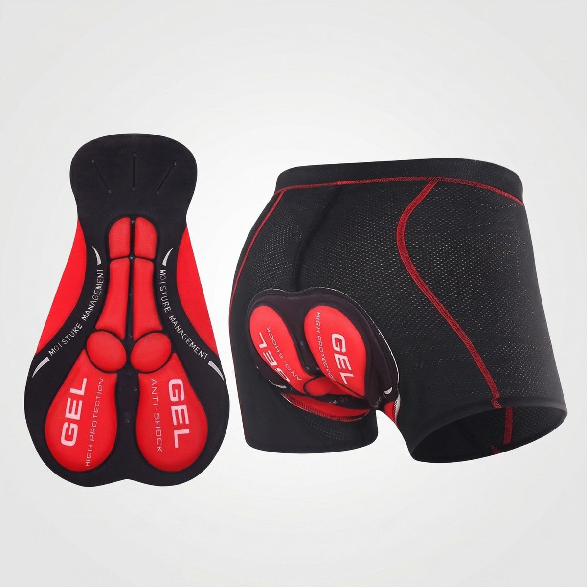 Herren gepolsterte Radunterhose – 5D-Gel-Pad