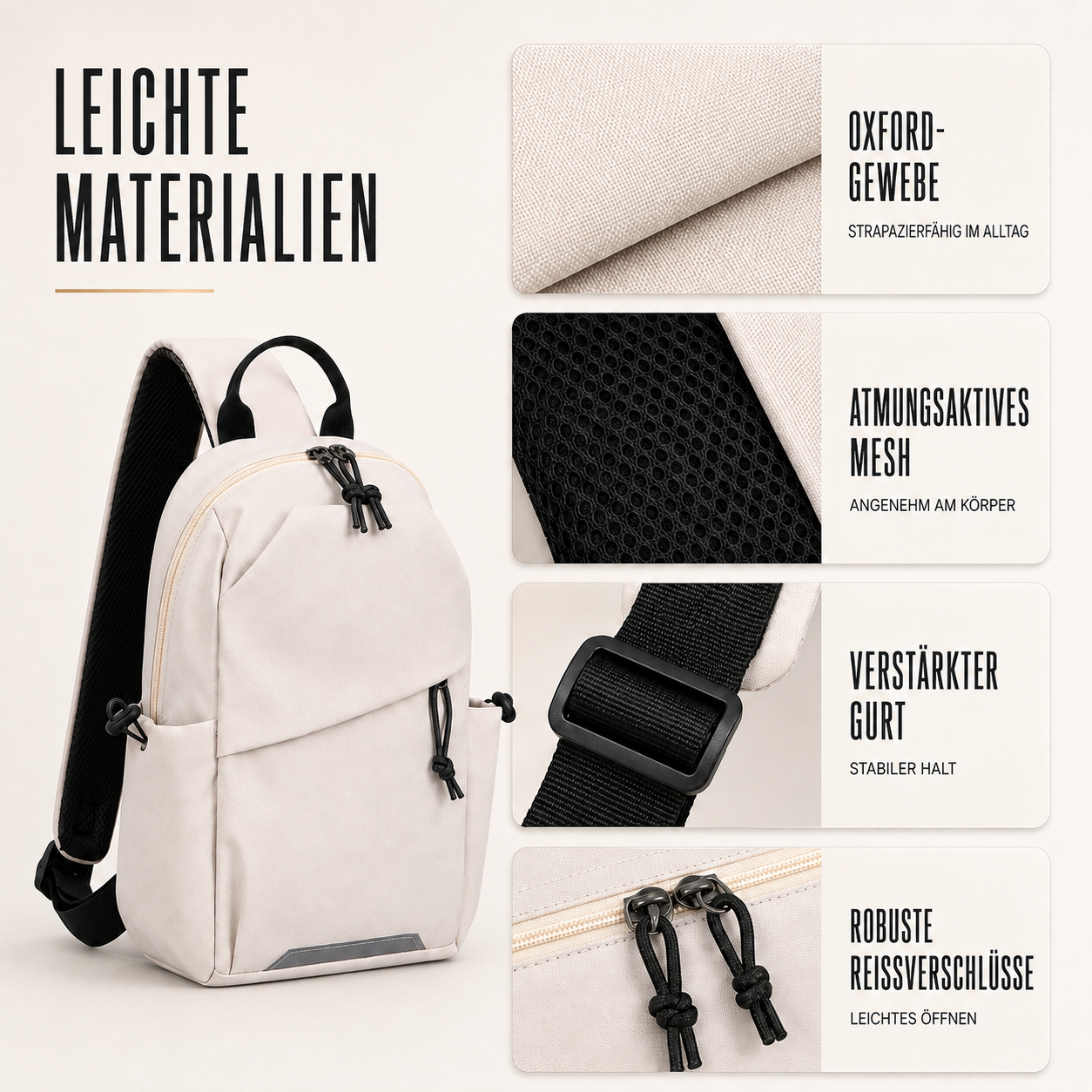 Crosslite Leichte Einschulter-Umhängetasche