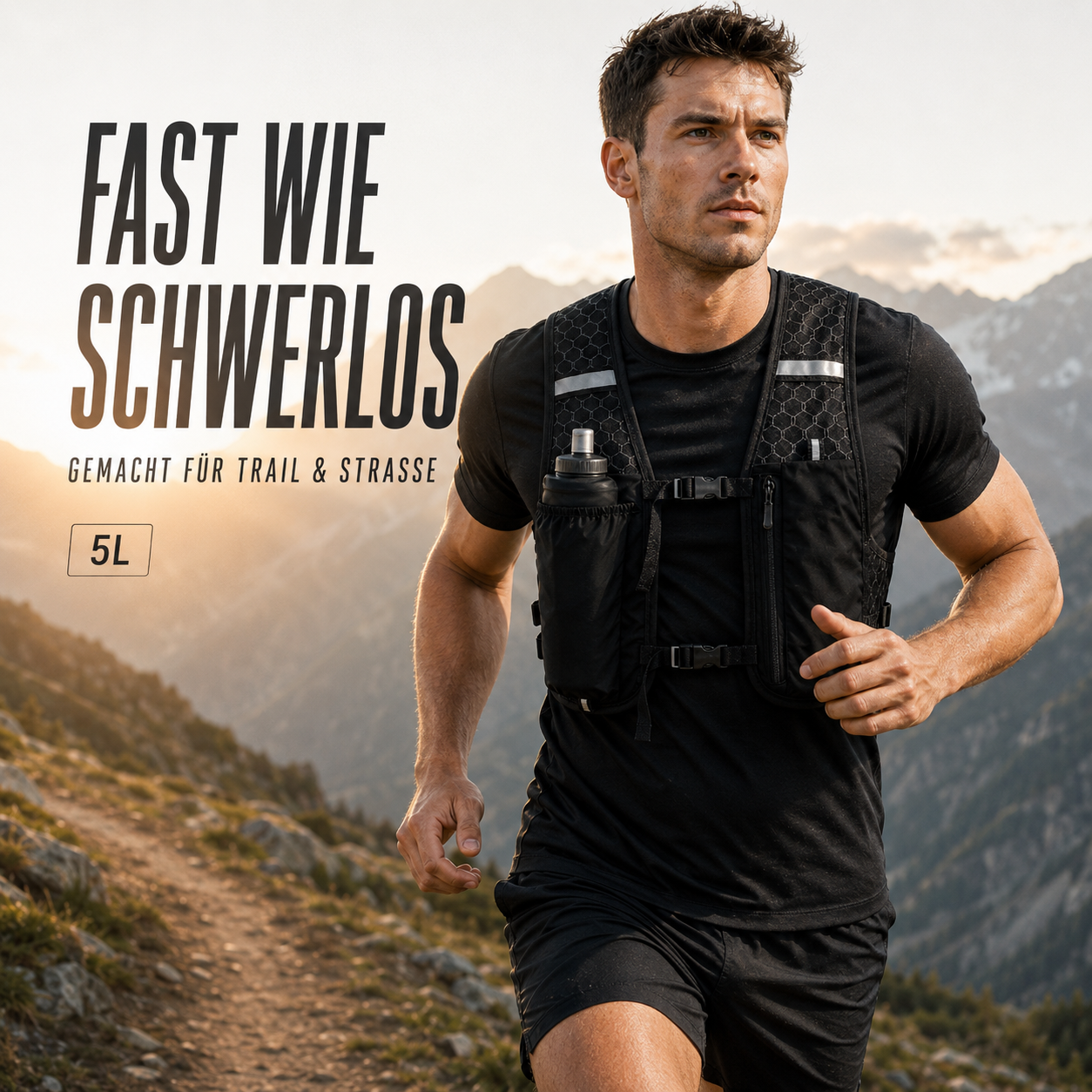 Vestrun Ultraleicht-Laufweste Hydration Pack