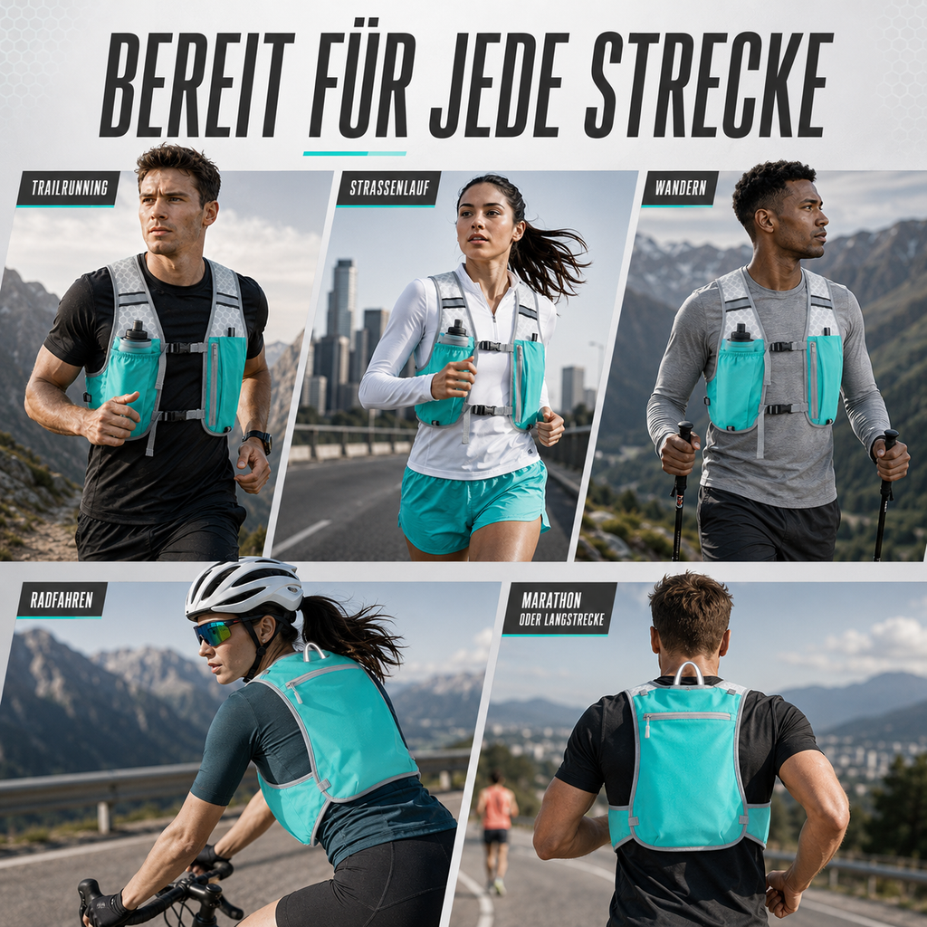 Vestrun Ultraleicht-Laufweste Hydration Pack