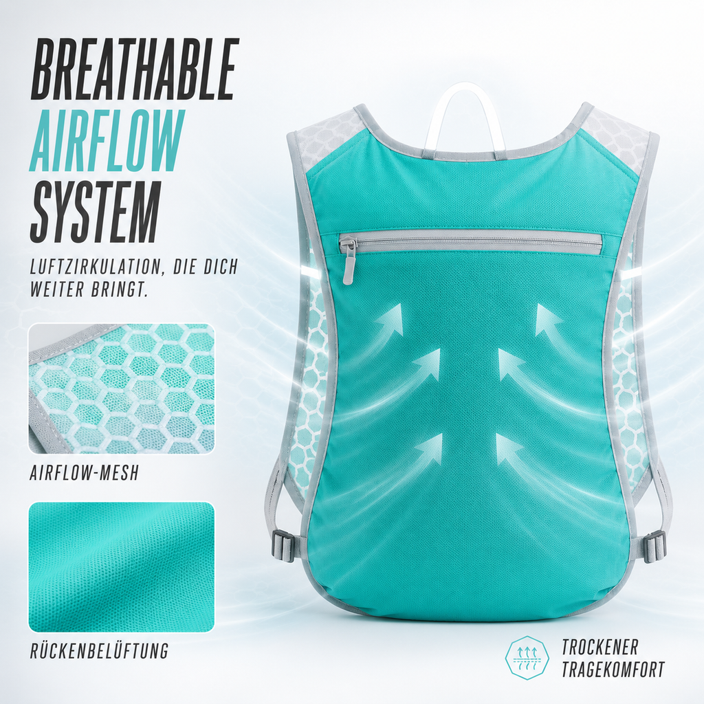 Vestrun Ultraleicht-Laufweste Hydration Pack