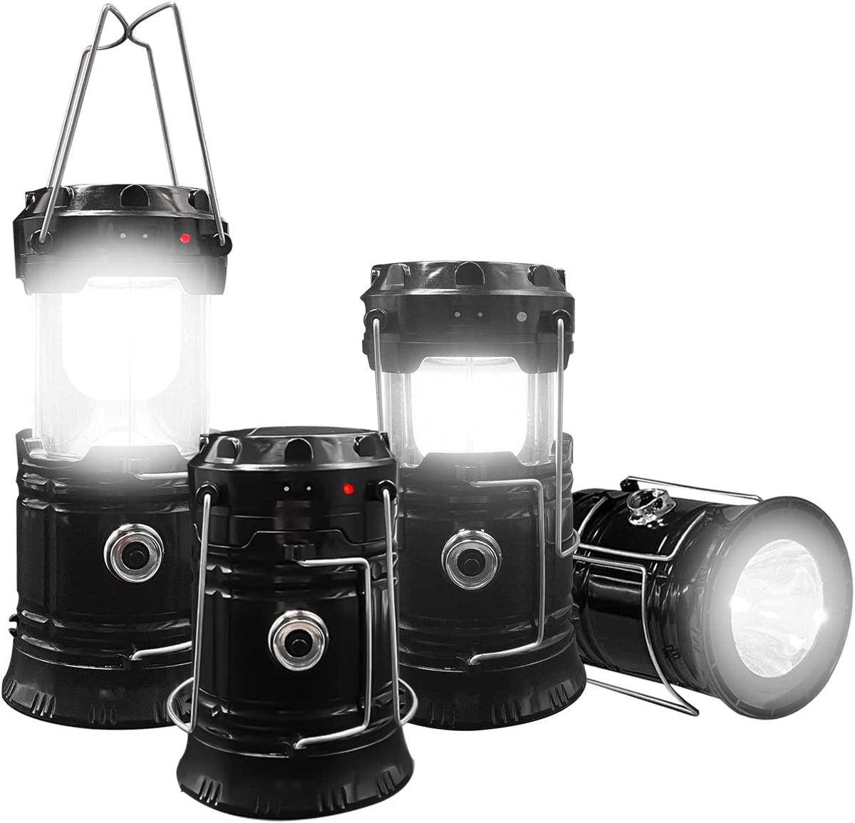 Camping-Laterne – wiederaufladbare LED-Laterne für Camping, Notfall & Überlebenssets