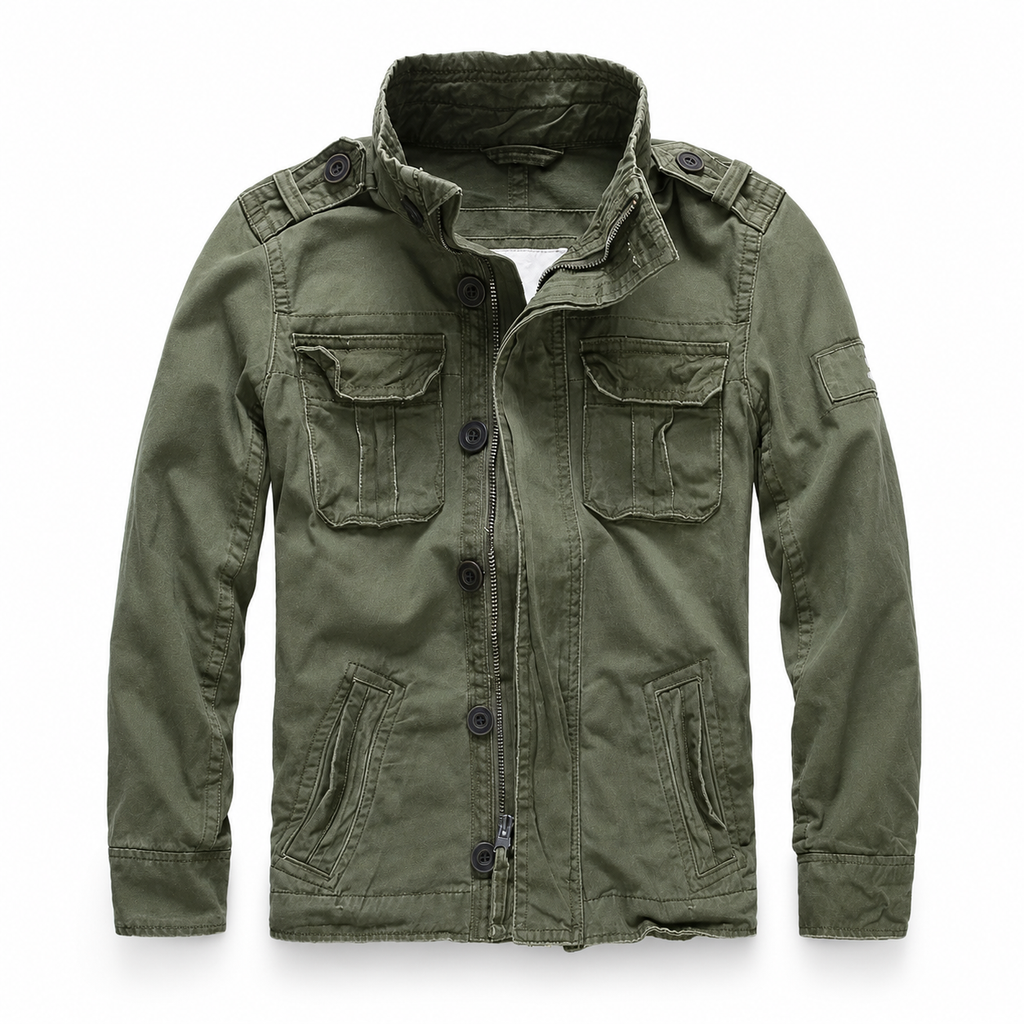 Cargo Jeansjacke mit Mehrfach-Taschen & Robustem Design – UrbanTrail Jacket