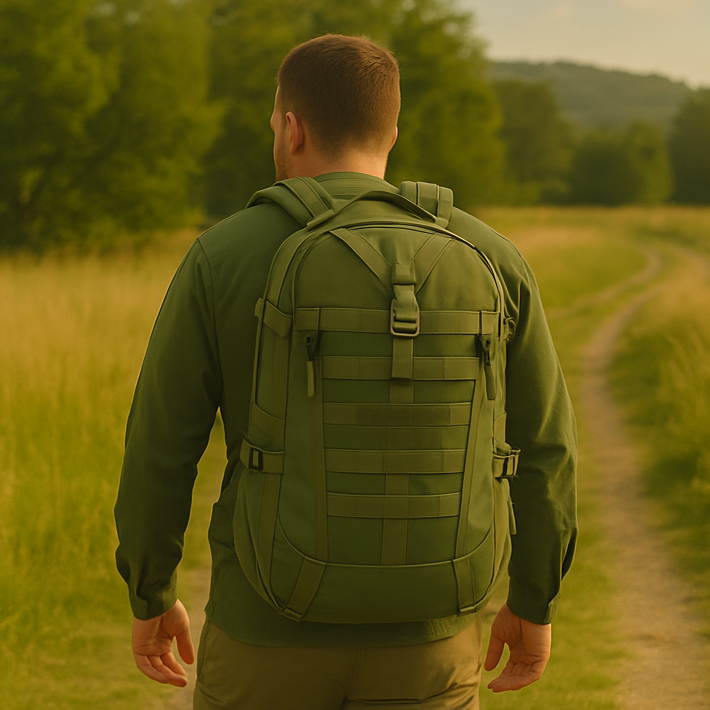 Robuster Outdoor-Rucksack 40L mit Reflektor – Pickag ReconPack
