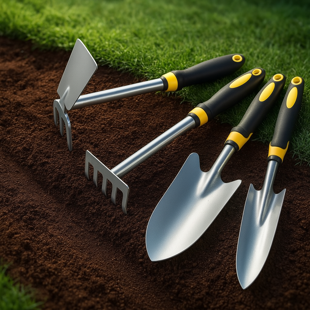 Gartengeräte Set 4-teilig – WurzelWerk Pro