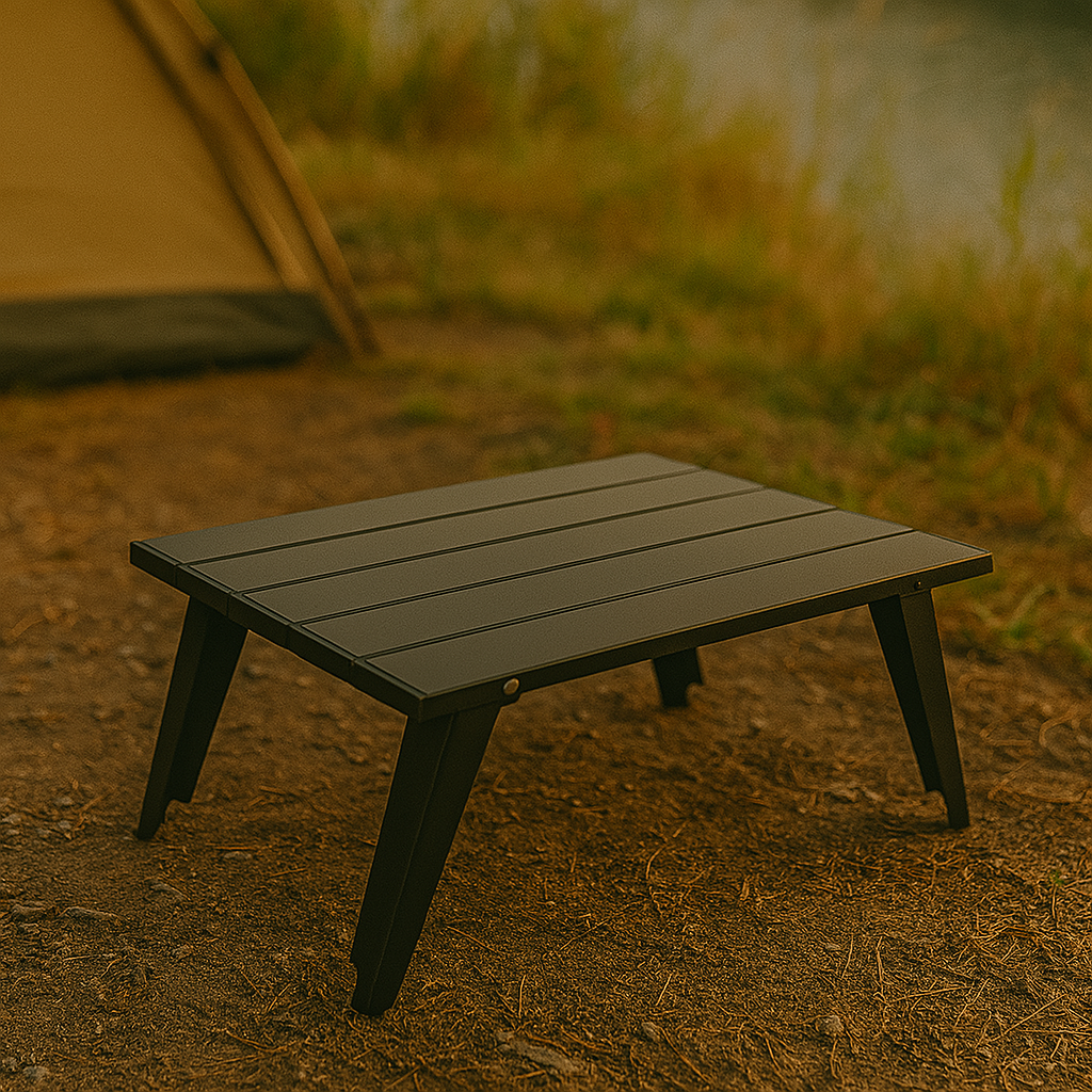 Tragbarer Aluminiumtisch für Camping & Wandern – FaltTisch Kompakt