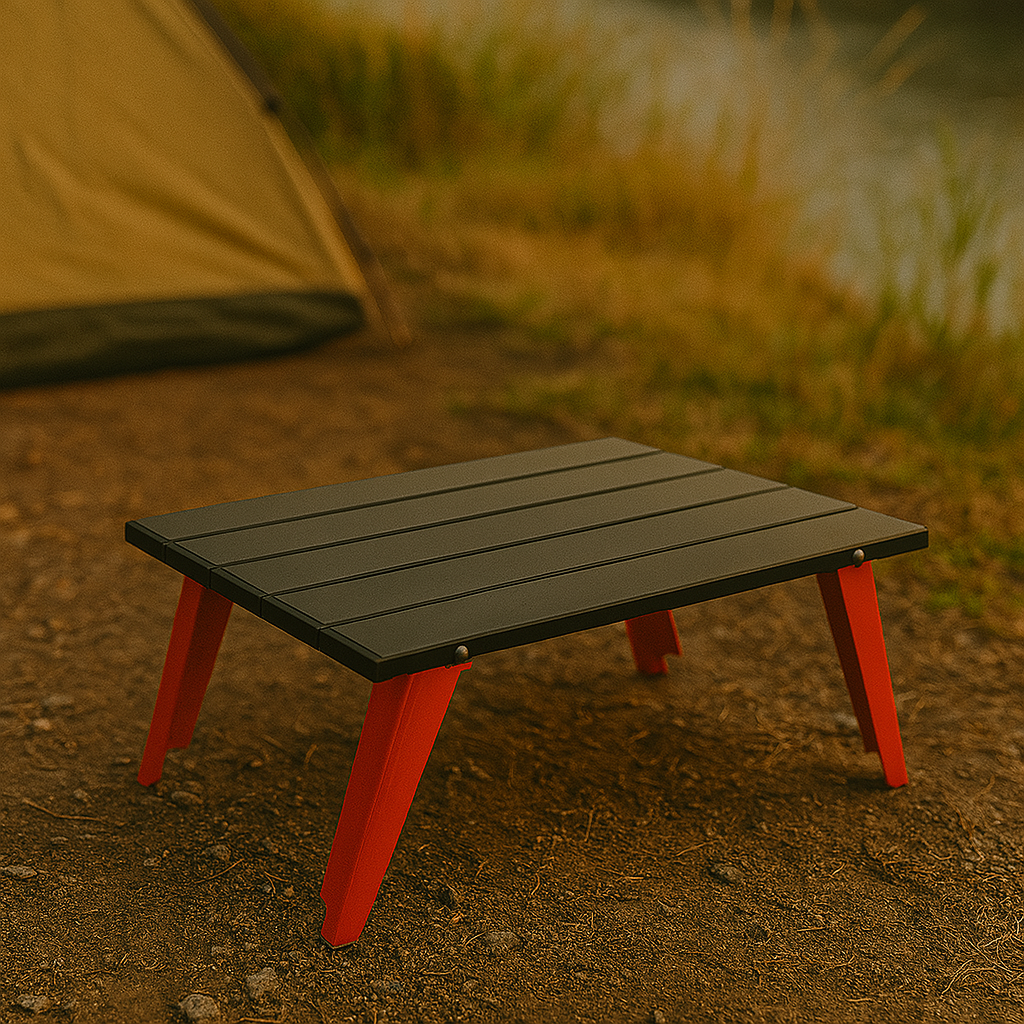 Tragbarer Aluminiumtisch für Camping & Wandern – FaltTisch Kompakt