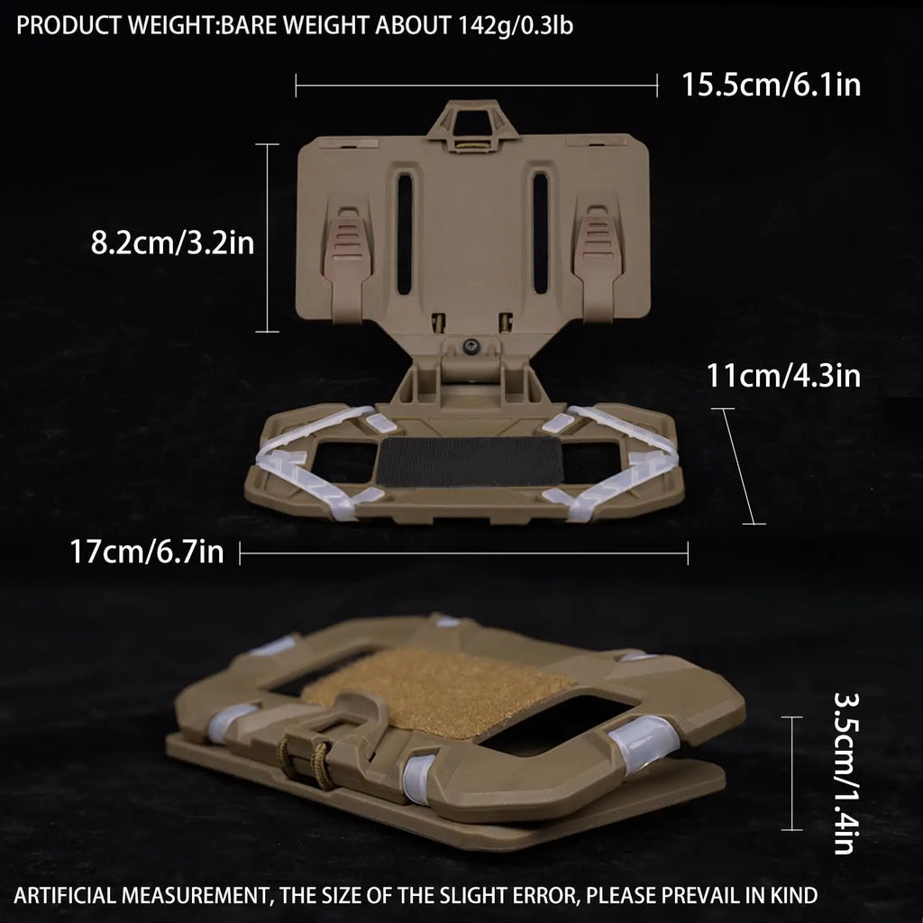 Tactical MOLLE Klapp-Navigationsboard – Handyhalterung für die Brust
