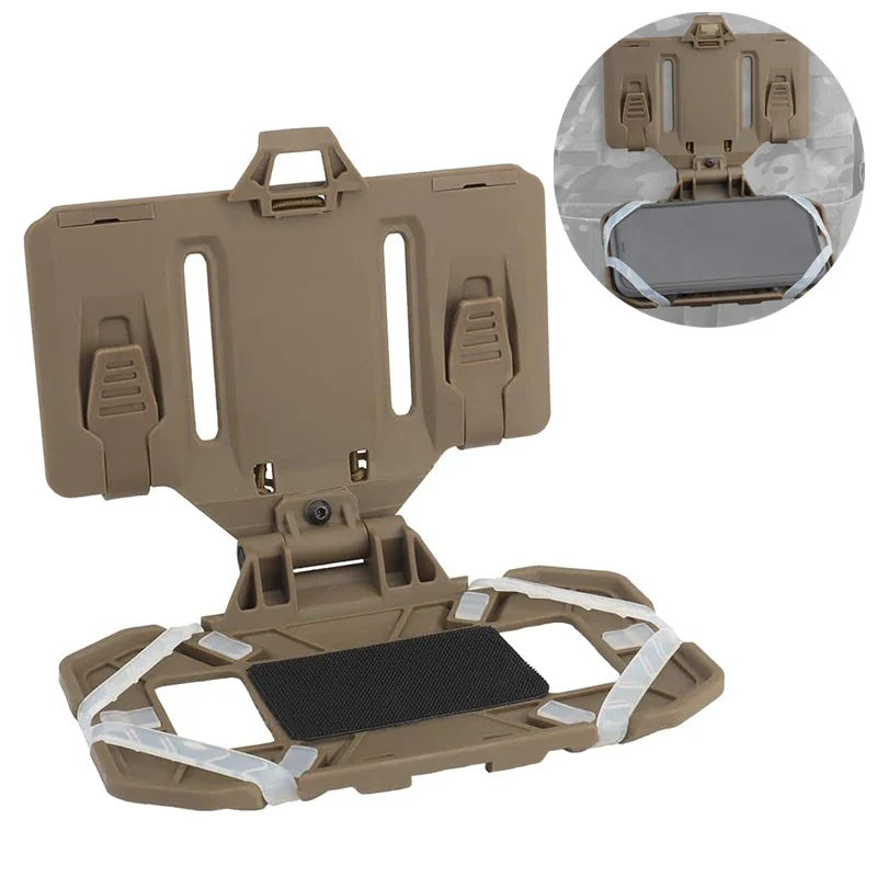 Tactical MOLLE Klapp-Navigationsboard – Handyhalterung für die Brust