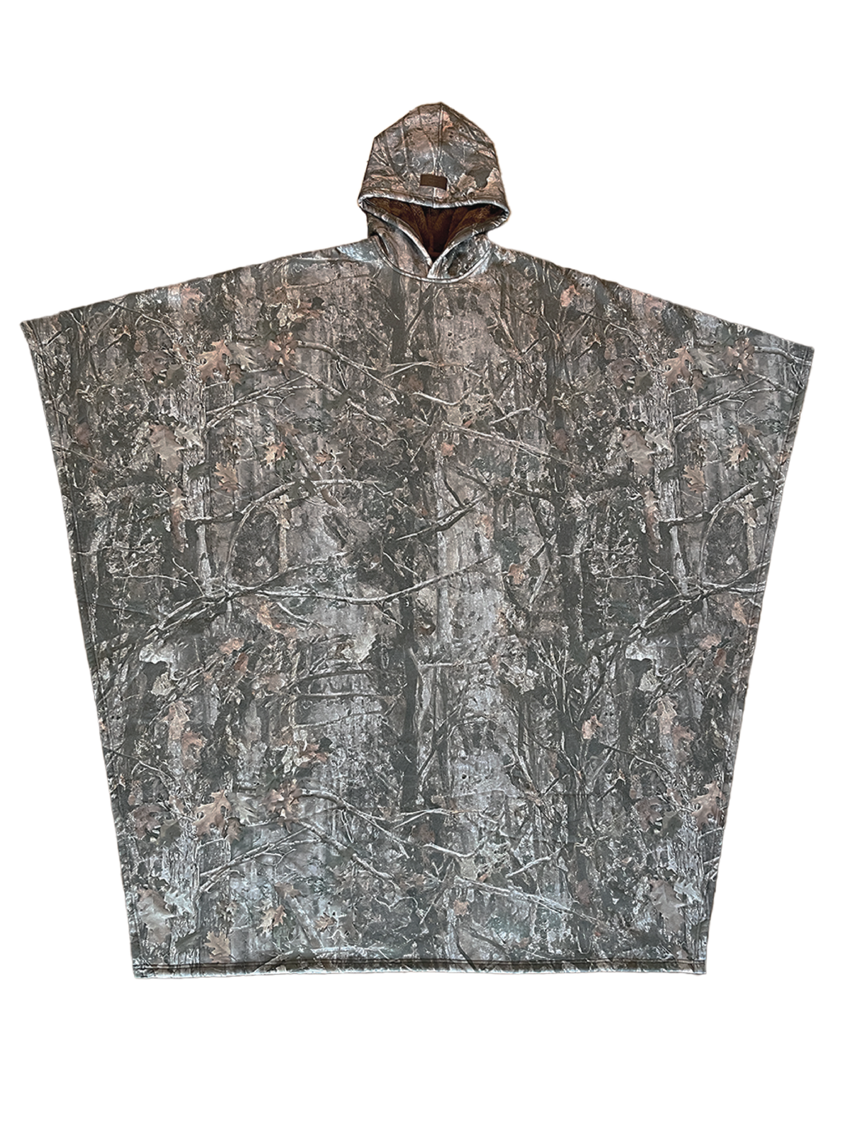 Gewichteter Cape-Hoodie – kuscheliger Baumwoll-Hoodie mit Kunstfellfutter
