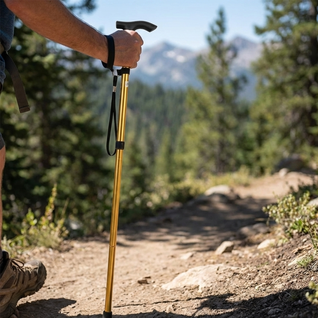 snoutatelier | TrekFolda Zusammenklappbarer Teleskop-Trekkingstab