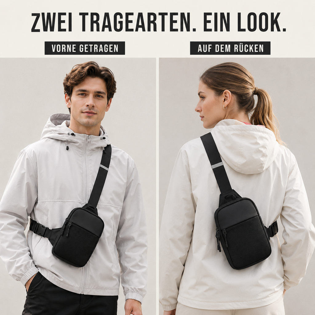 Crossbody Umhängetasche Wasserabweisend – KompaktFlex