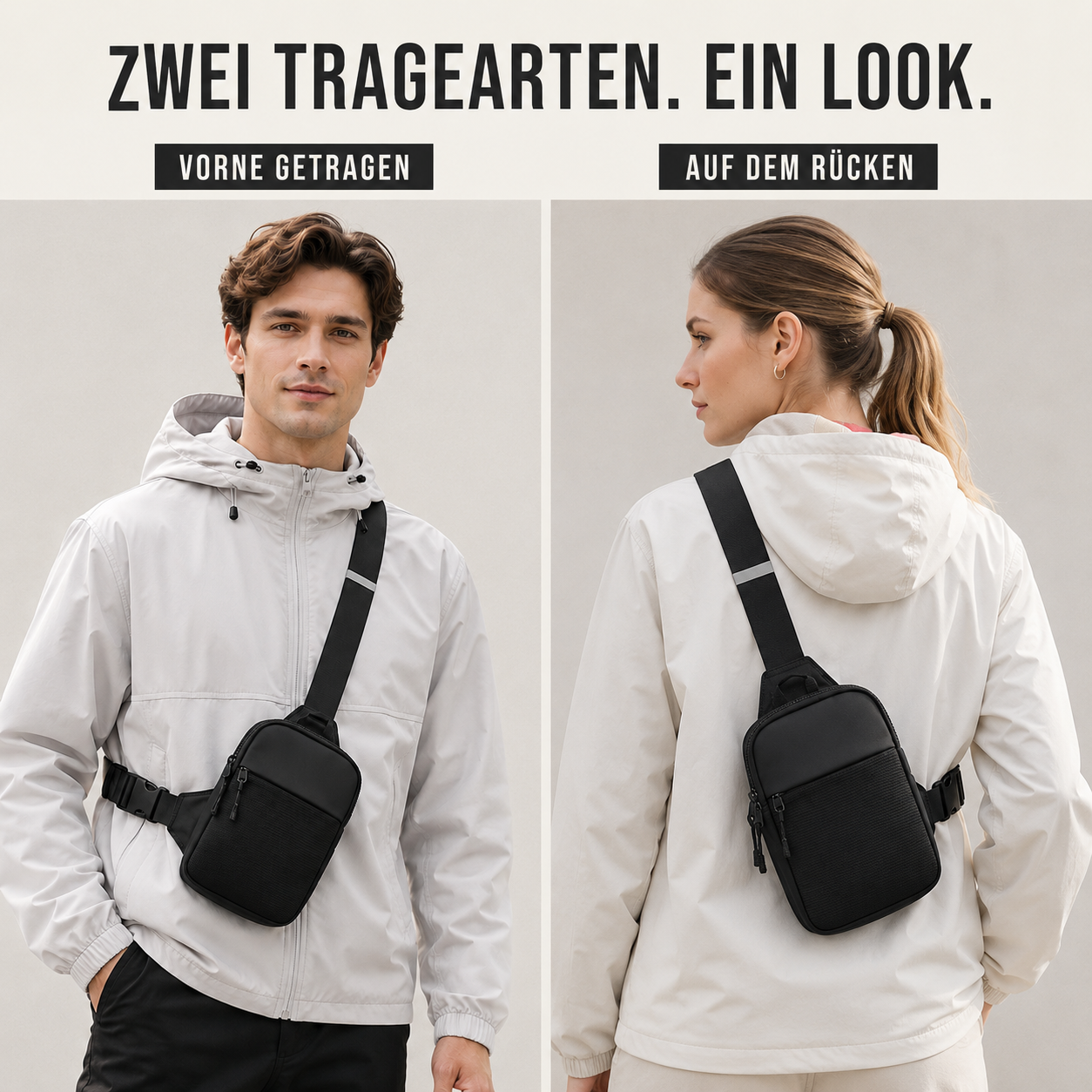 Crossbody Umhängetasche Wasserabweisend – KompaktFlex