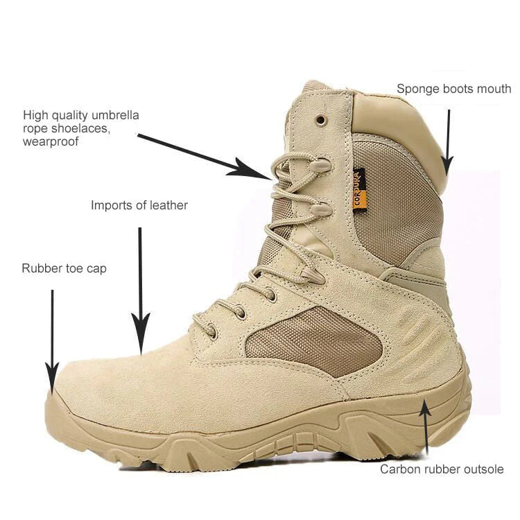 Herren Tactical-Stiefel – leichte Militärstiefel