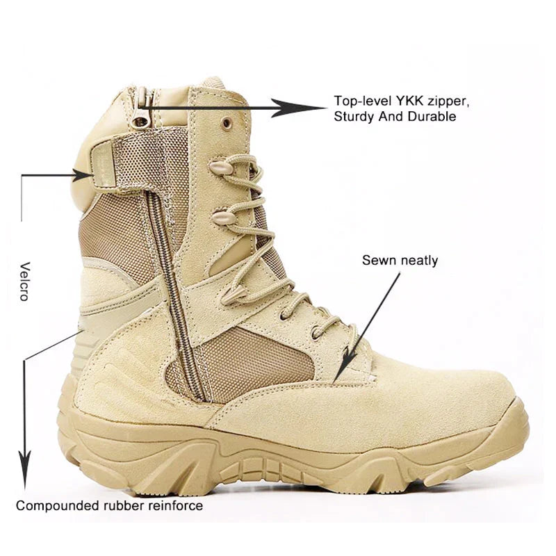 Herren Tactical-Stiefel – leichte Militärstiefel