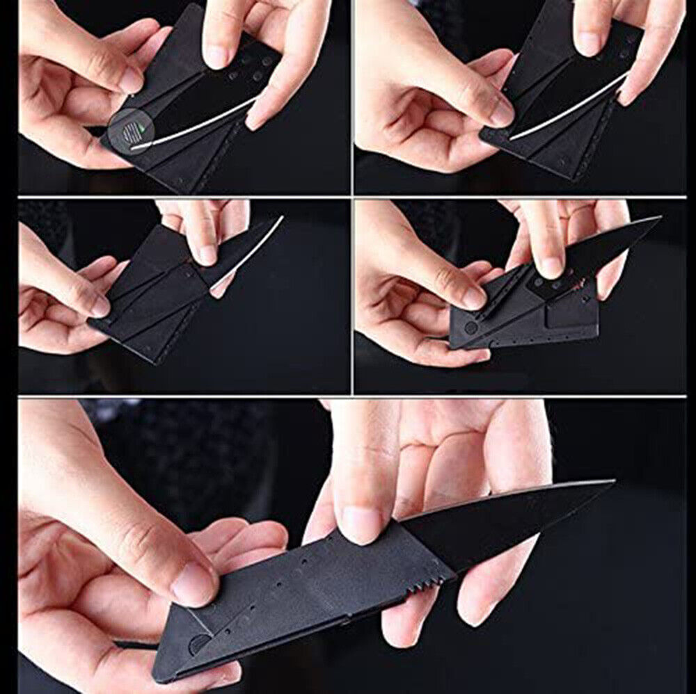 Multitool-Klappkarte – Taschenmesser in Kreditkartengröße
