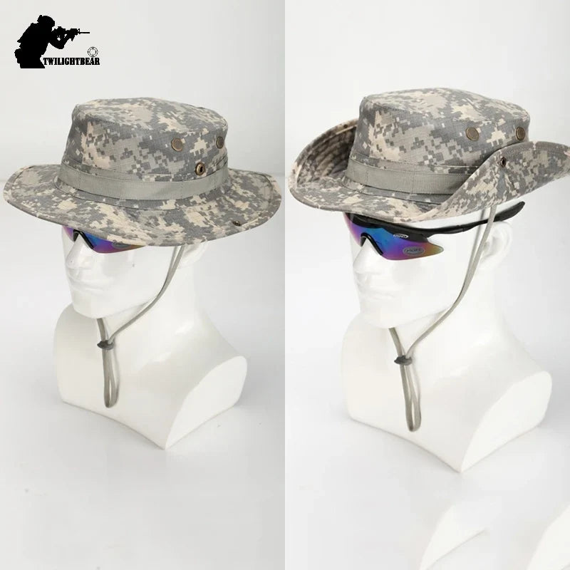 Tactical-Camouflage-Buschhut – Militärstil für Outdoor