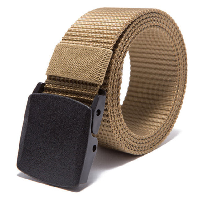 Herren Heavy-Duty Canvas-Gürtel mit atmungsaktivem Gurtband