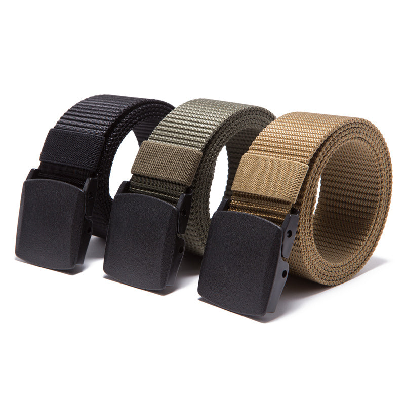 Herren Heavy-Duty Canvas-Gürtel mit atmungsaktivem Gurtband