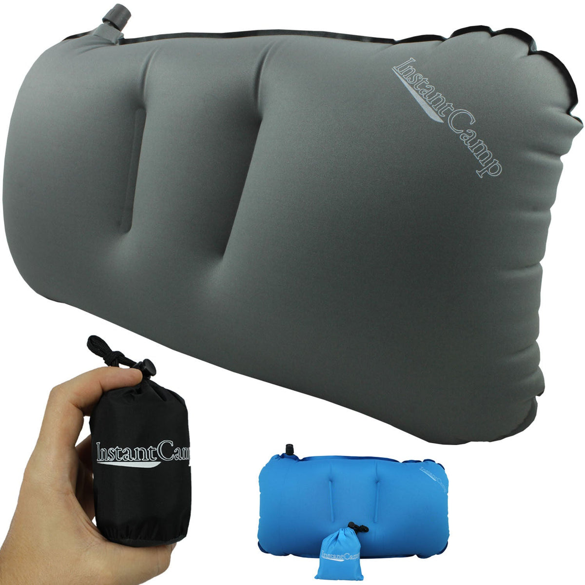 Aufblasbares Camping-Kissen – ultraleicht, kompakt, ergonomisch