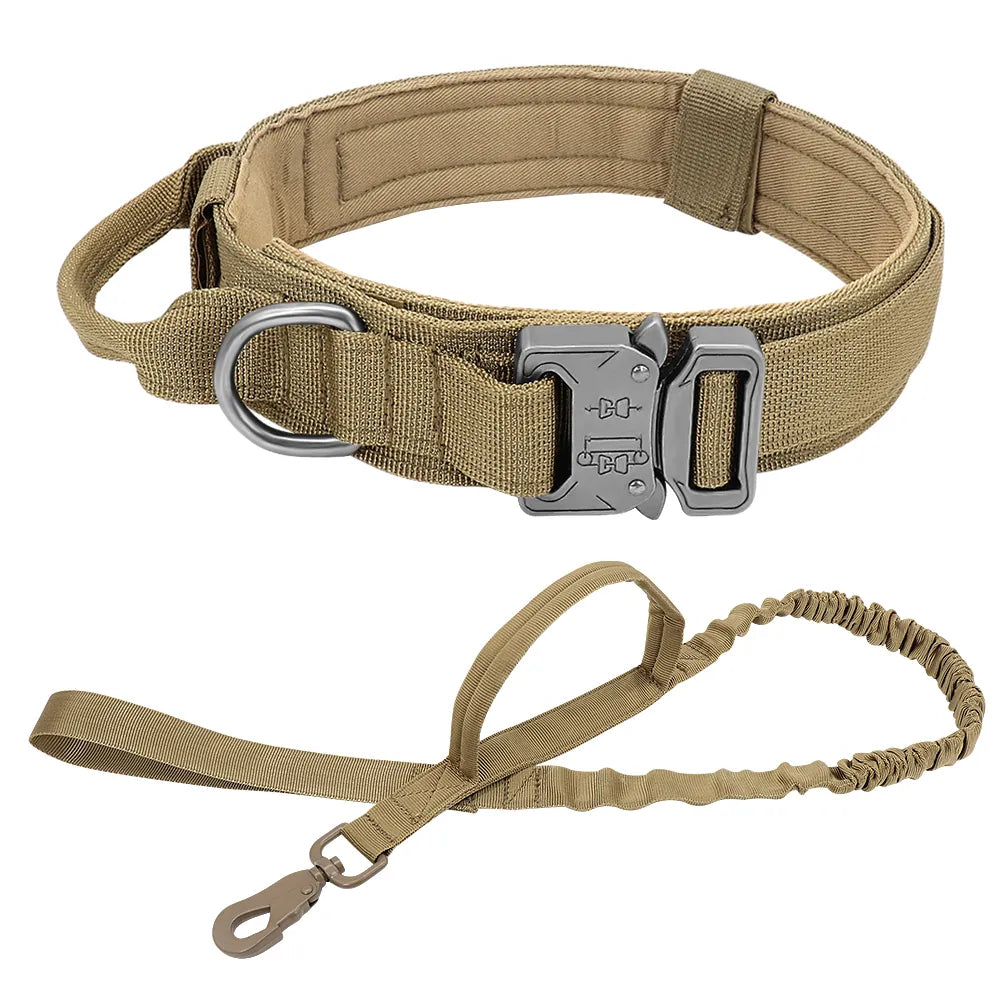 Tactical Hundehalsband & Leinen-Set