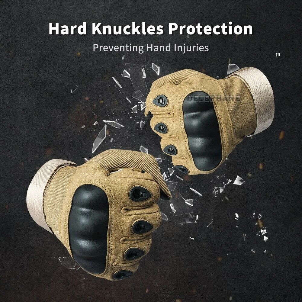 Tactical-Handschuhe – Hard-Knuckle, Touchscreen, Vollfinger & Fingerlos