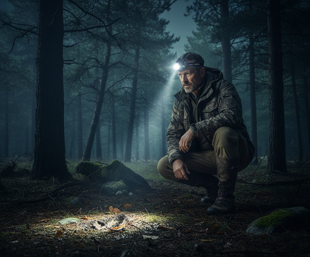 Wiederaufladbare LED-Stirnlampe wasserdicht – für Angeln, Wandern und Camping