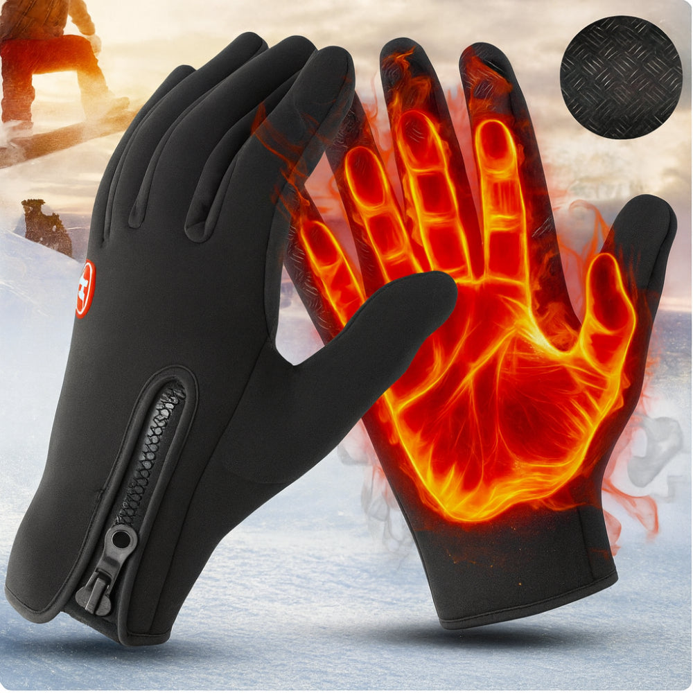 Thermo-Heizhandschuhe mit Touchscreen für Kälte