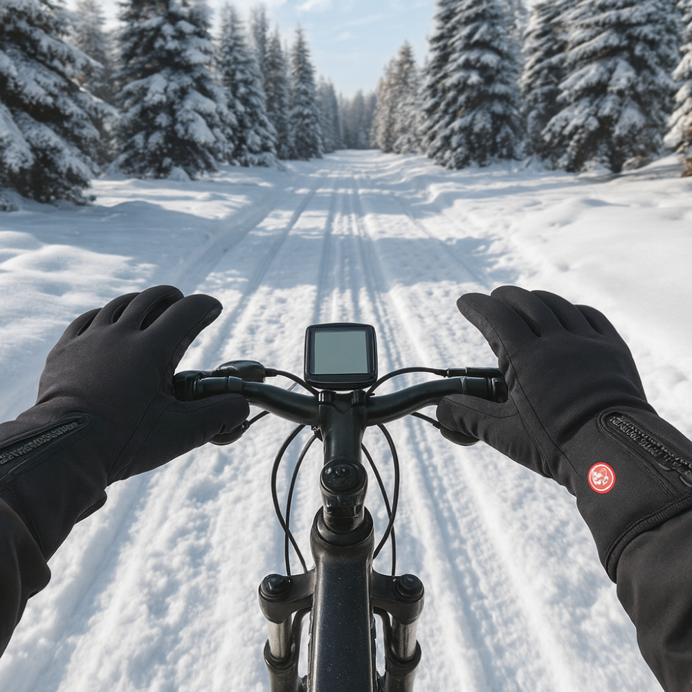Beheizbare Winterhandschuhe wasserdicht mit Touchscreen