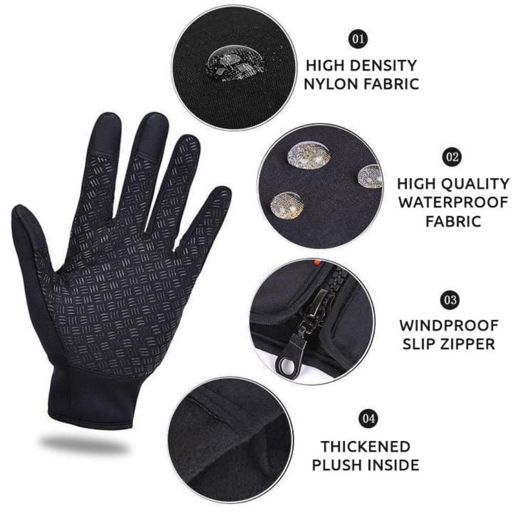 Beheizbare Winterhandschuhe wasserdicht mit Touchscreen