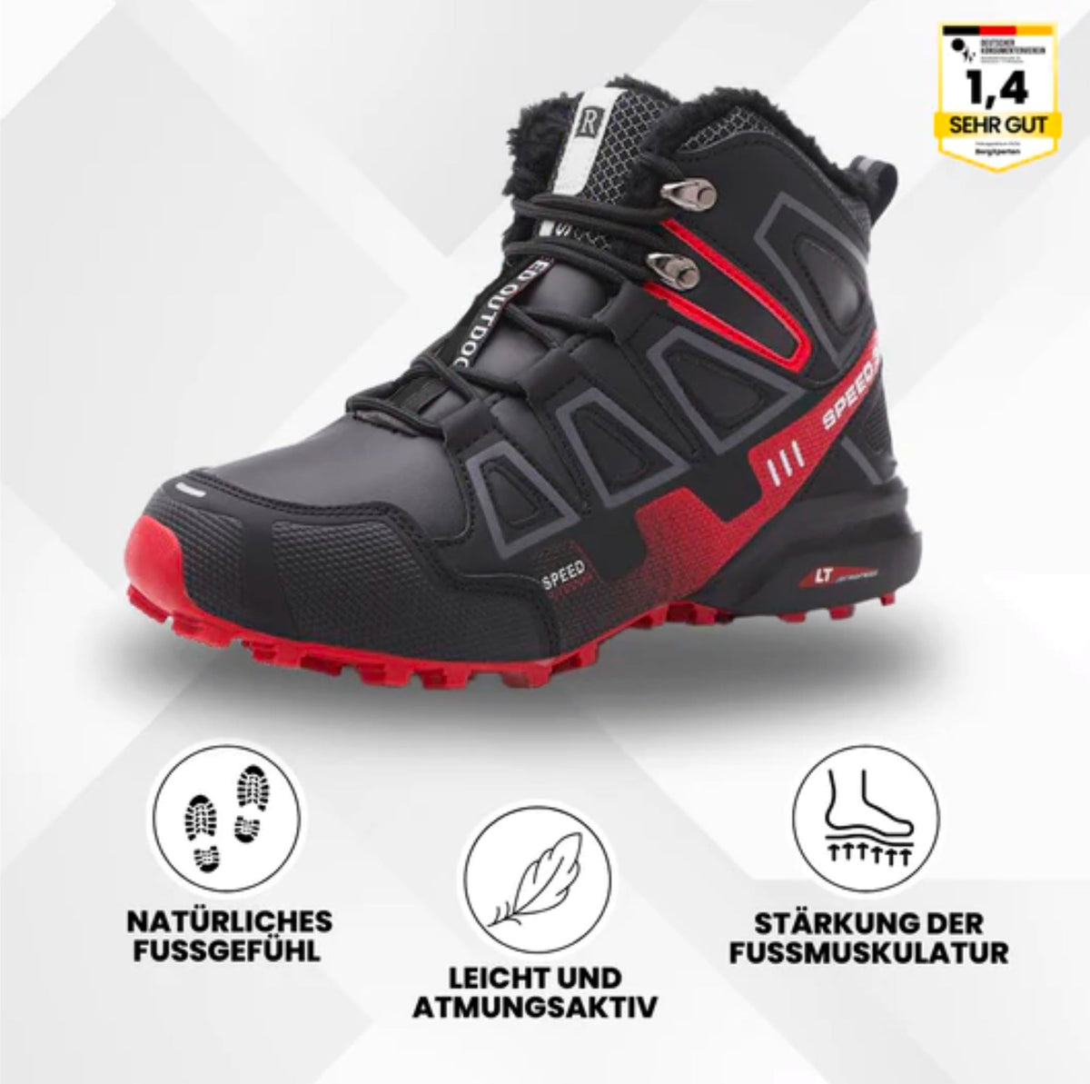OrthoTrekking Pro Hallux – ergonomische Hallux Valgus Wander u.-Trekkingschuhe