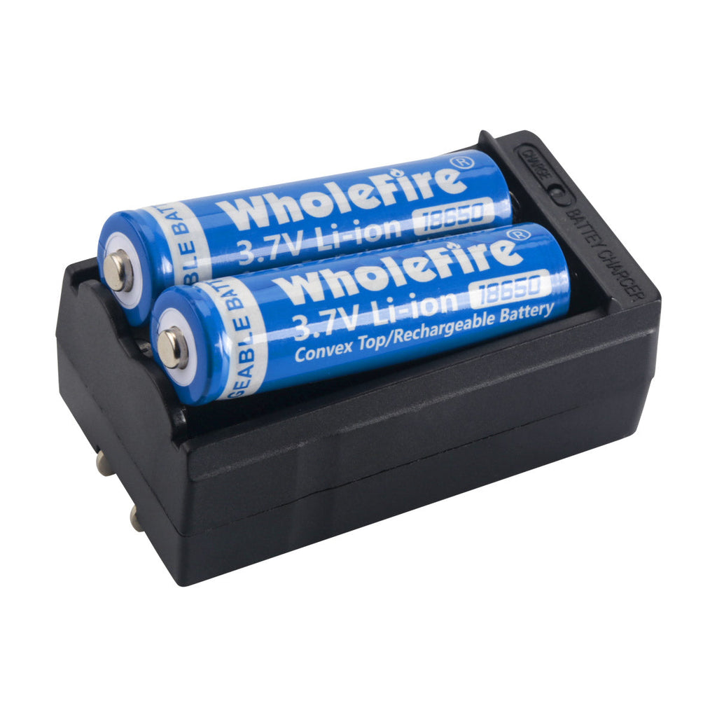 18650 Li-Ion 3,7V wiederaufladbare Akkus – 5000mAh Hochkapazität (2er-Set)