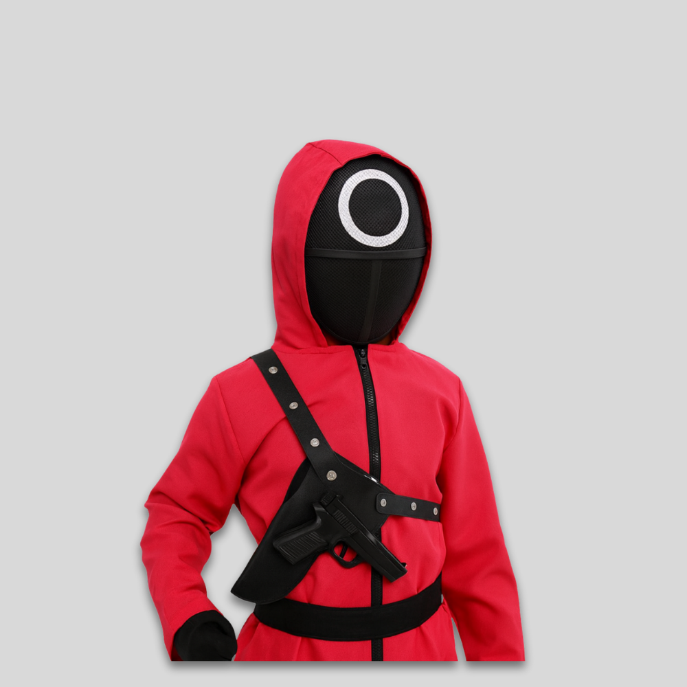 Kinder-Kostüm Overall mit Maske – Wachposten-Look