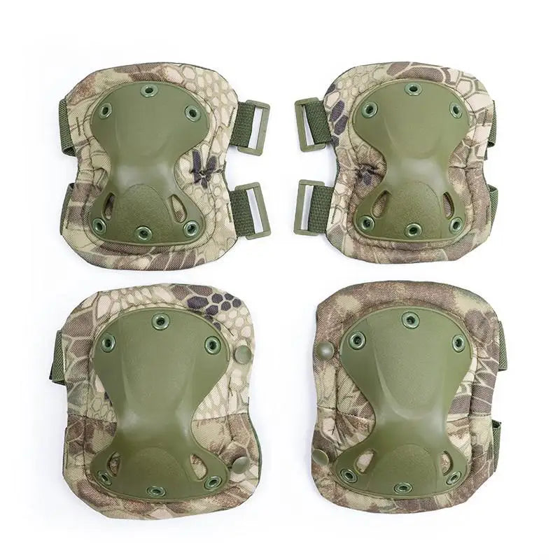 Unisex Tactical Knie- & Ellbogenschoner – Camo-Schutzausrüstung