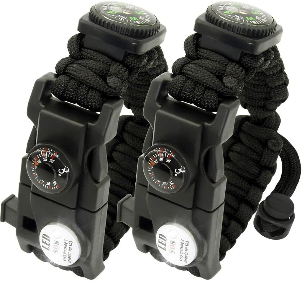 20-in-1 Überlebens-Paracord-Armband – verstellbares Ausrüstungsset