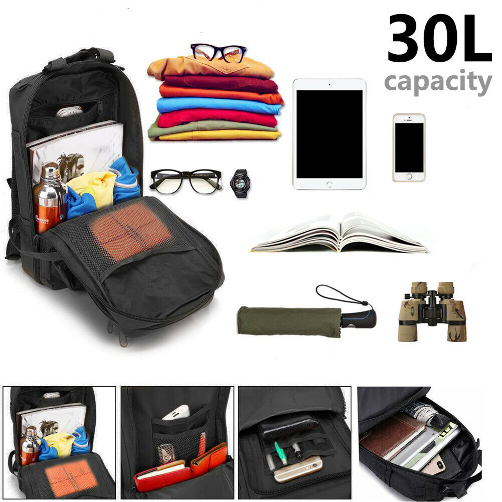 30L Militär-Tactical-Rucksack – wasserdichter Outdoor-Rucksack für Wandern, Camping & Überleben