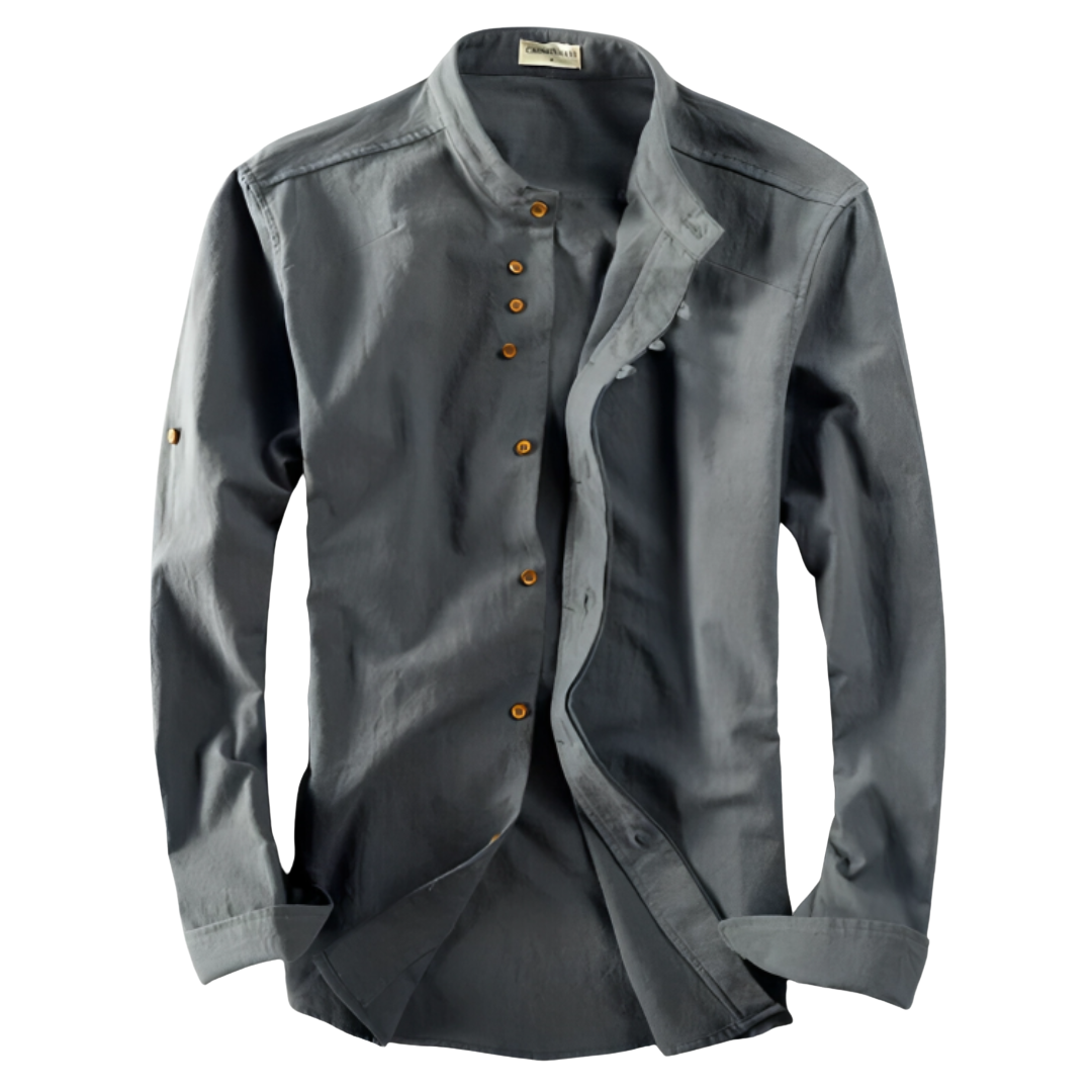 SlateCrest Pullover mit modernem Kragen