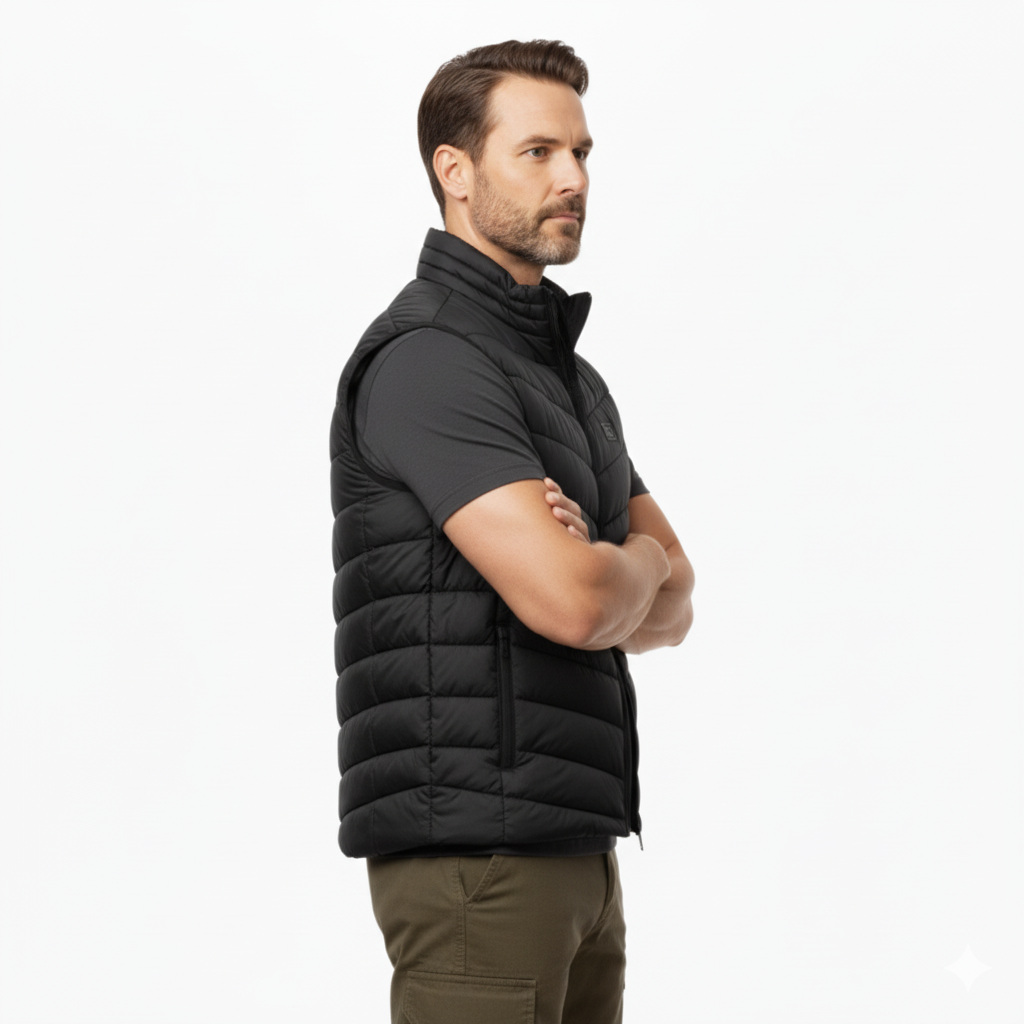 Herren gesteppte Weste – leichter Bodywarmer