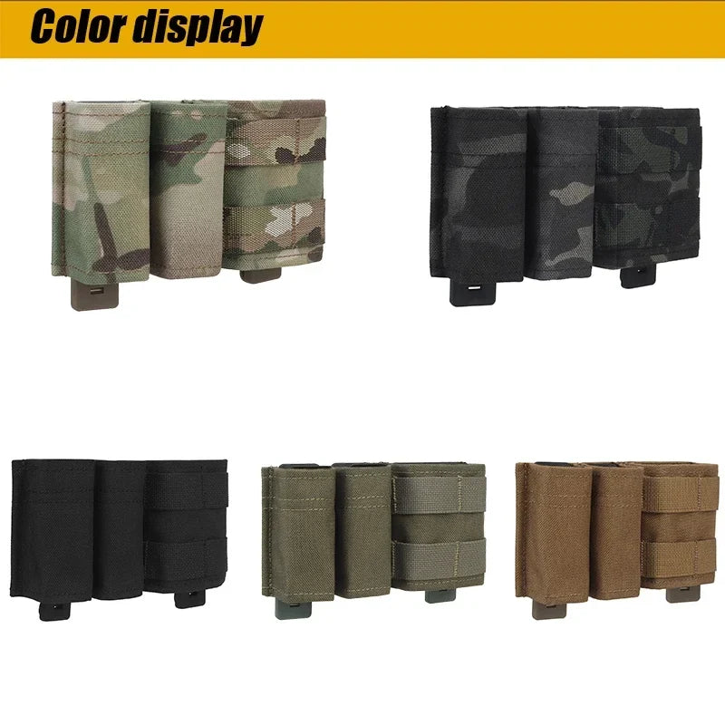Militär Doppel-Magazintasche – 9mm & 5,56mm mit Nylon-Clip