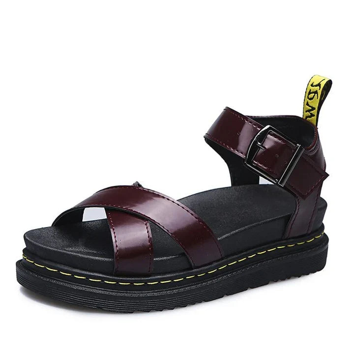 Damen-Komfortsandalen mit Fußgewölbestütze