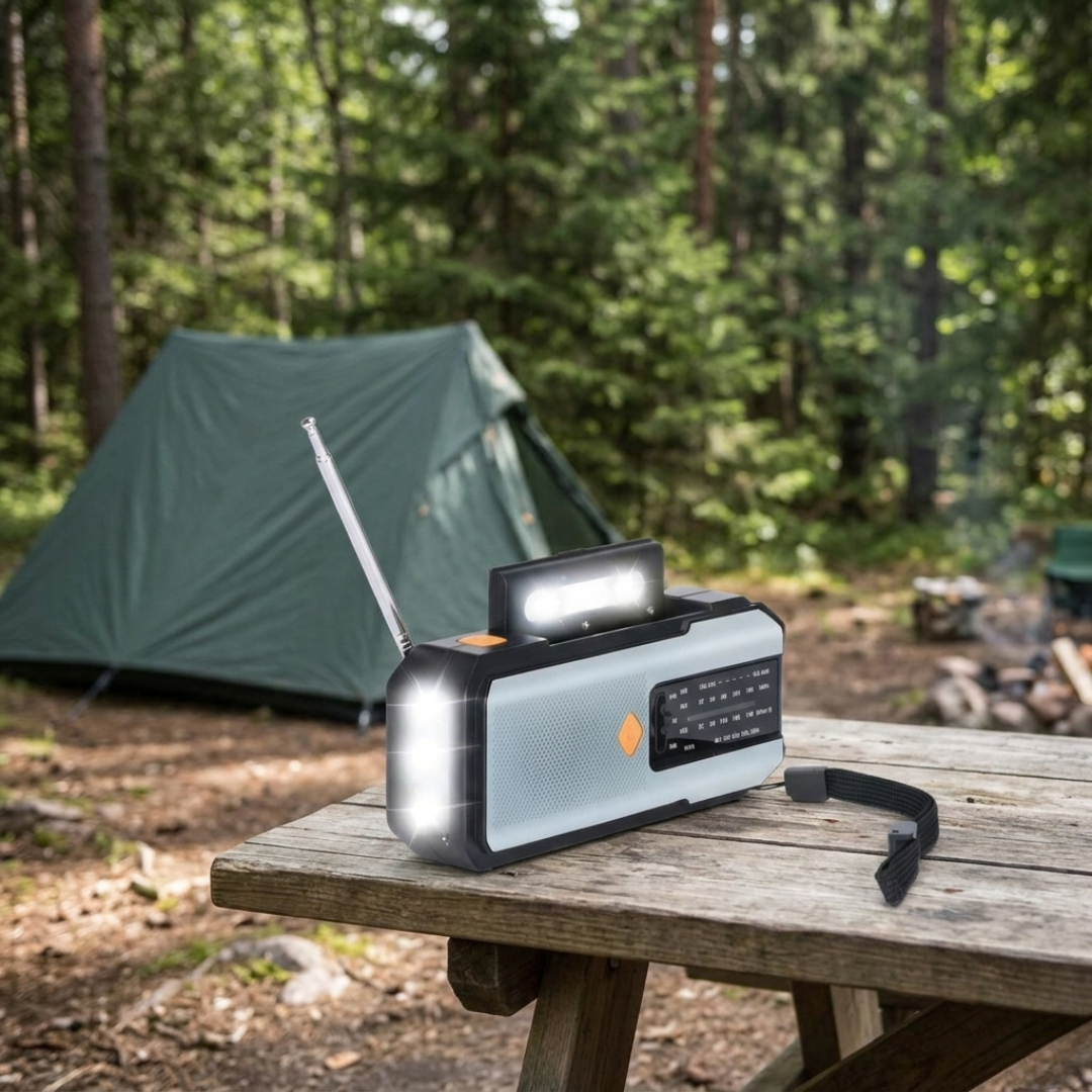 StormLumen Tragbares Kurbelradio