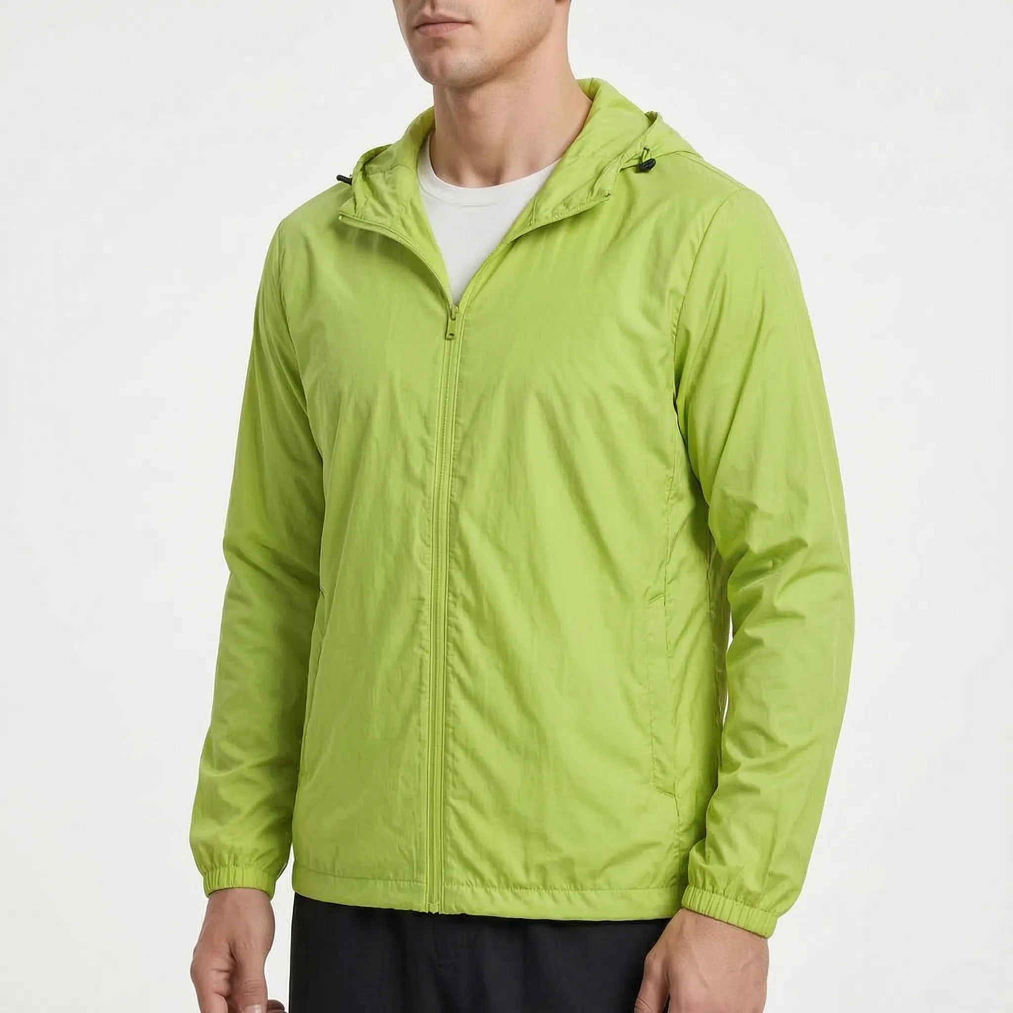 AeroShield Leichte Kapuzen-Herren-Windjacke