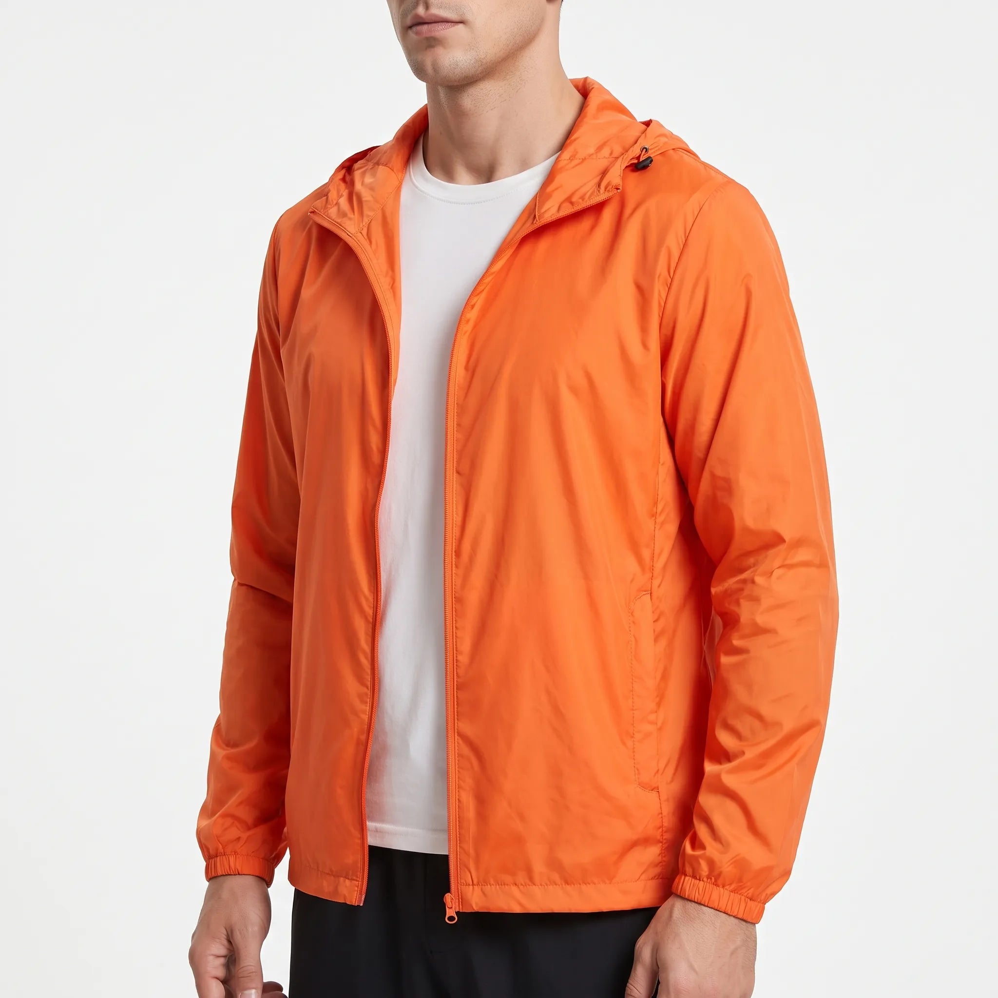 AeroShield Leichte Kapuzen-Herren-Windjacke