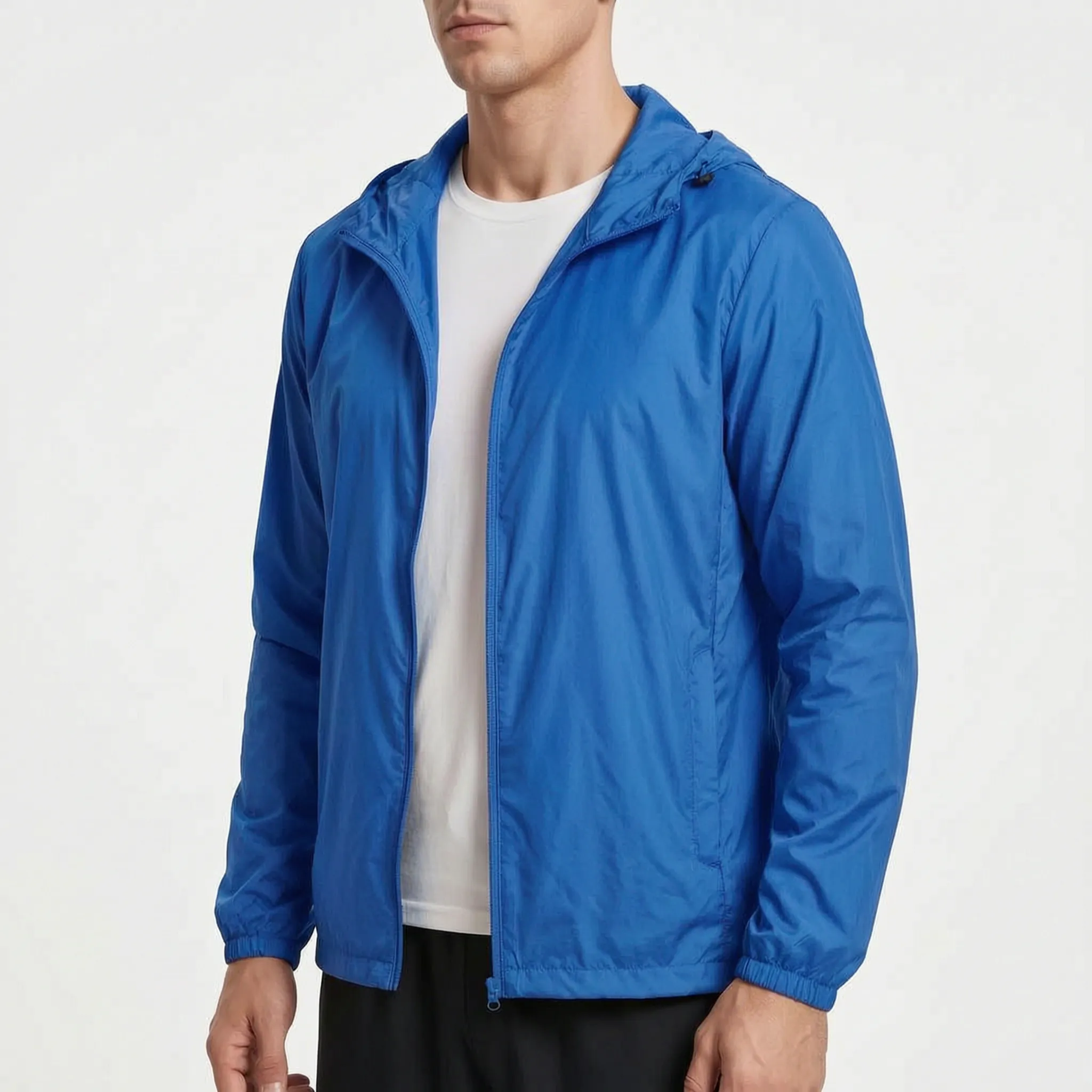 AeroShield Leichte Kapuzen-Herren-Windjacke