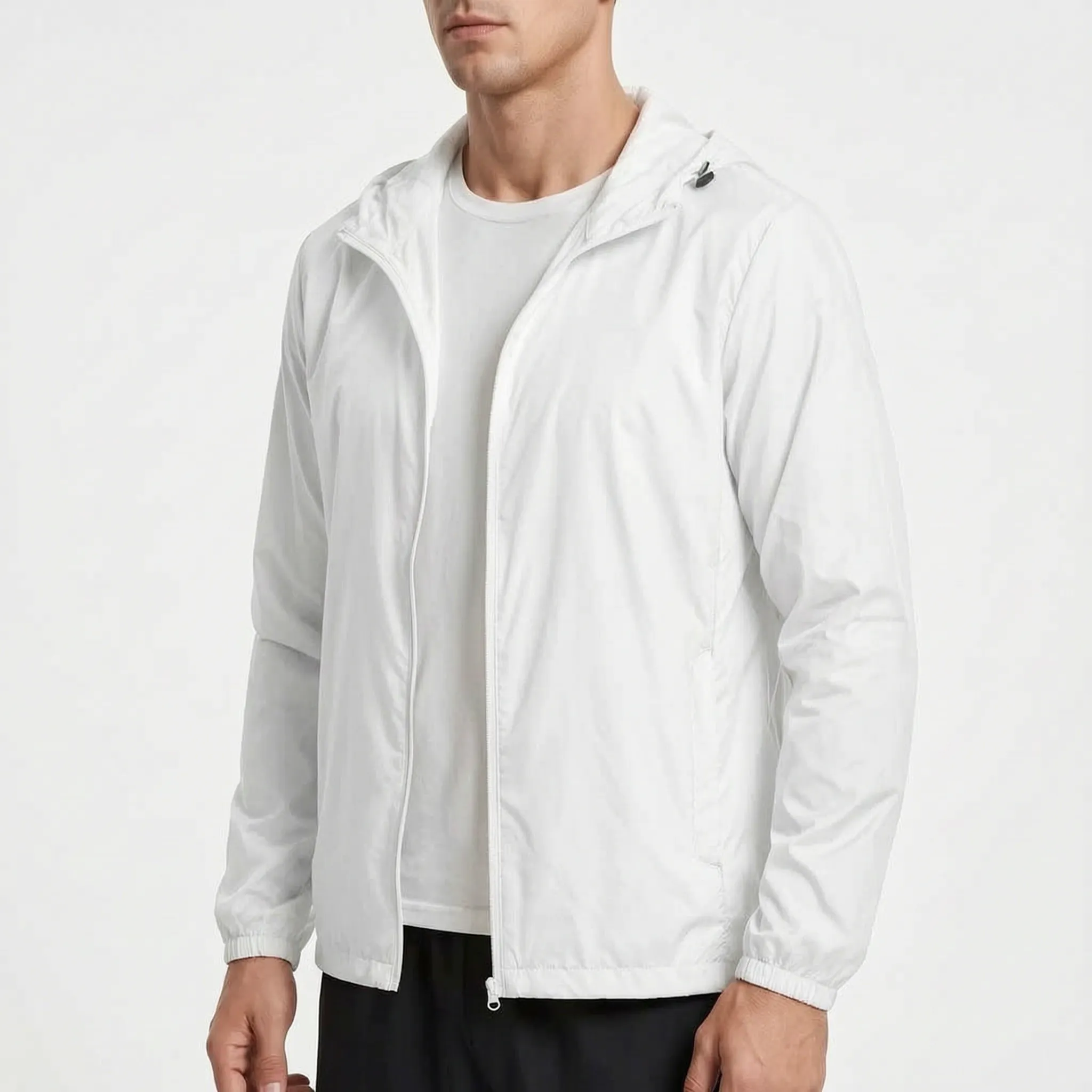 AeroShield Leichte Kapuzen-Herren-Windjacke