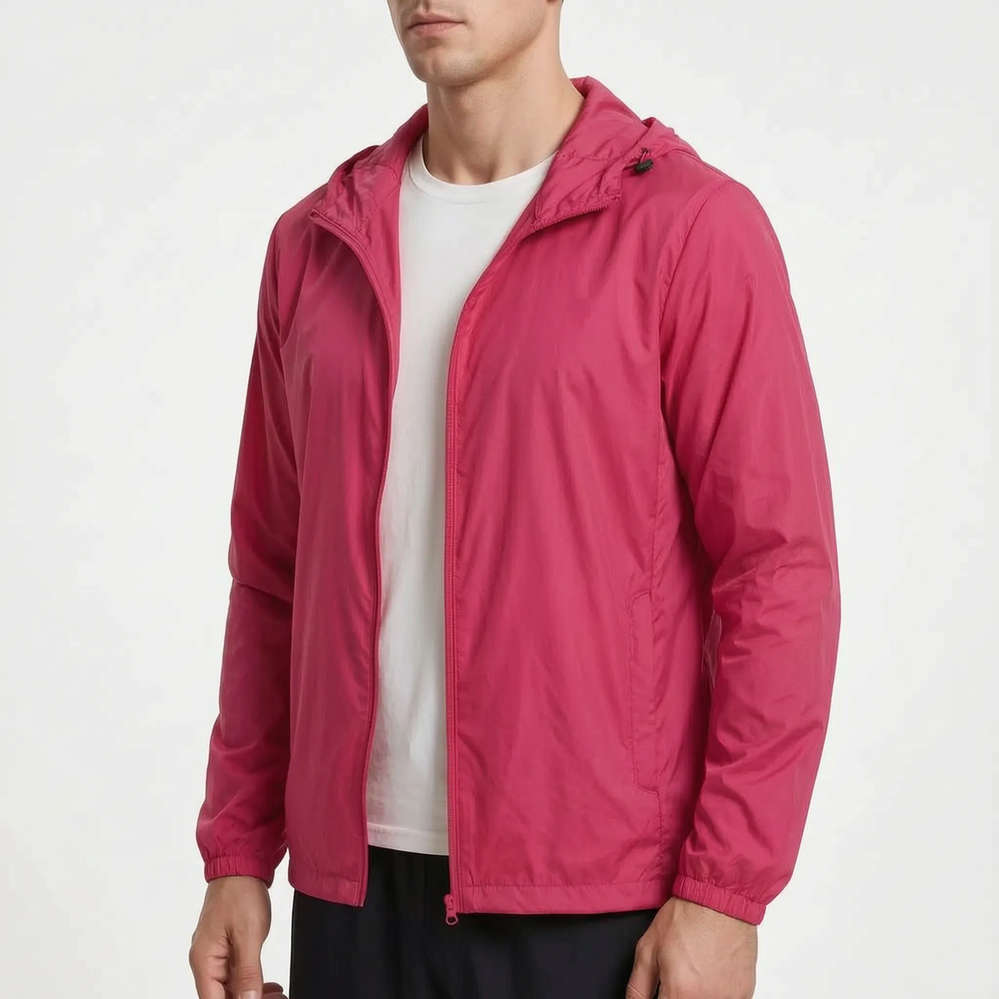 AeroShield Leichte Kapuzen-Herren-Windjacke