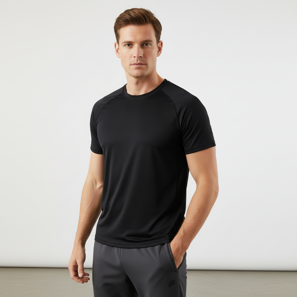 Aerovex Herren-Kurzarm-Athletikshirt