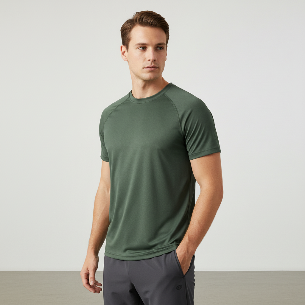 Aerovex Herren-Kurzarm-Athletikshirt