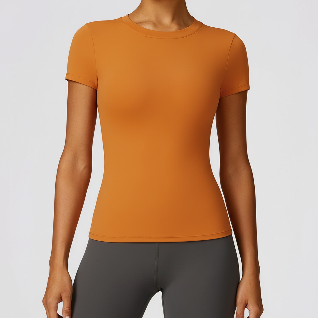 Aetherly Slim-Fit Kurzarm-Top