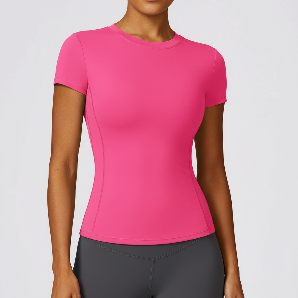 Aetherly Slim-Fit Kurzarm-Top